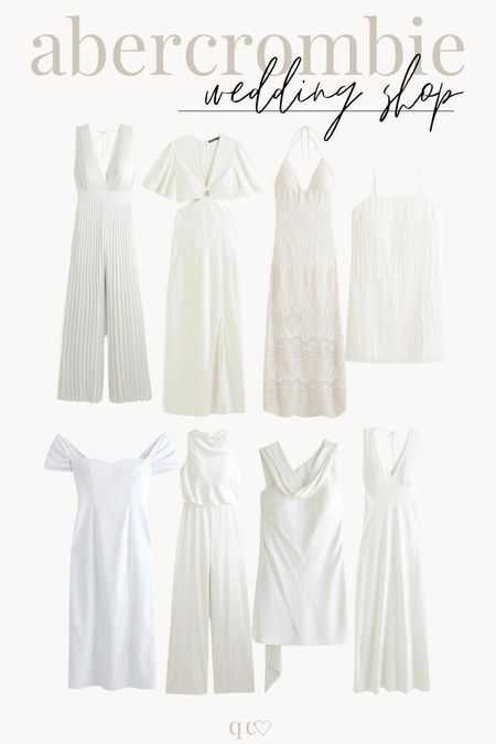 Abercrombie wedding shop is now open!!! So many beautiful bridal finds as well as wedding guest dresses, and bachelorette weekend finds 🥰✨☁️

#LTKfindsunder100 #LTKSeasonal #LTKwedding