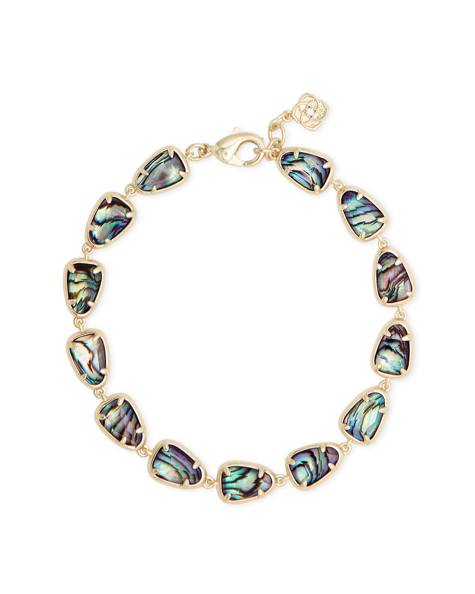 Susanna Gold Link Bracelet in Iridescent Drusy | Kendra Scott