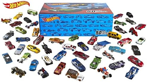 Hot Wheels Set of 50 1:64 Scale Toy Trucks and Cars, Individually Packaged​ for Kids and Collec... | Amazon (US)