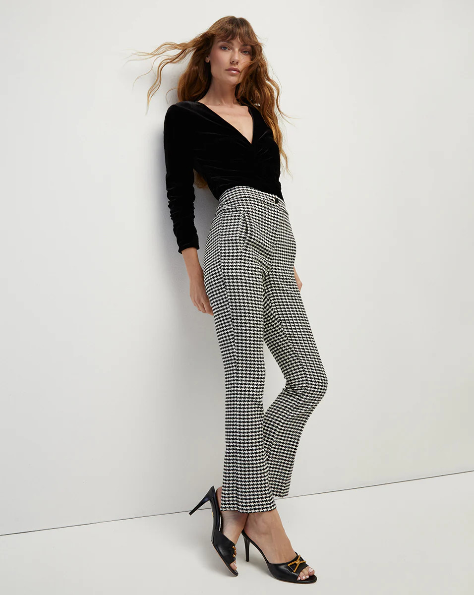 Arte Houndstooth Pant | Veronica Beard