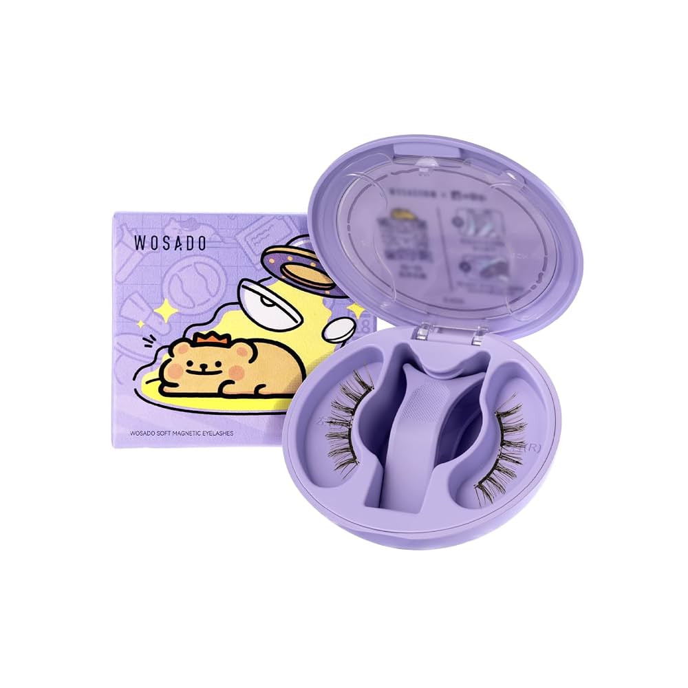 Soft Magnetic Eyelashes Kit with Applicator, No.17 Ice Black BearisBug, Reusable Glue-free Wispy ... | Amazon (US)