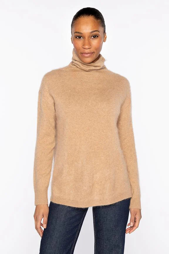 BRUSHED CASHMERE FUNNEL | Kinross Cashmere