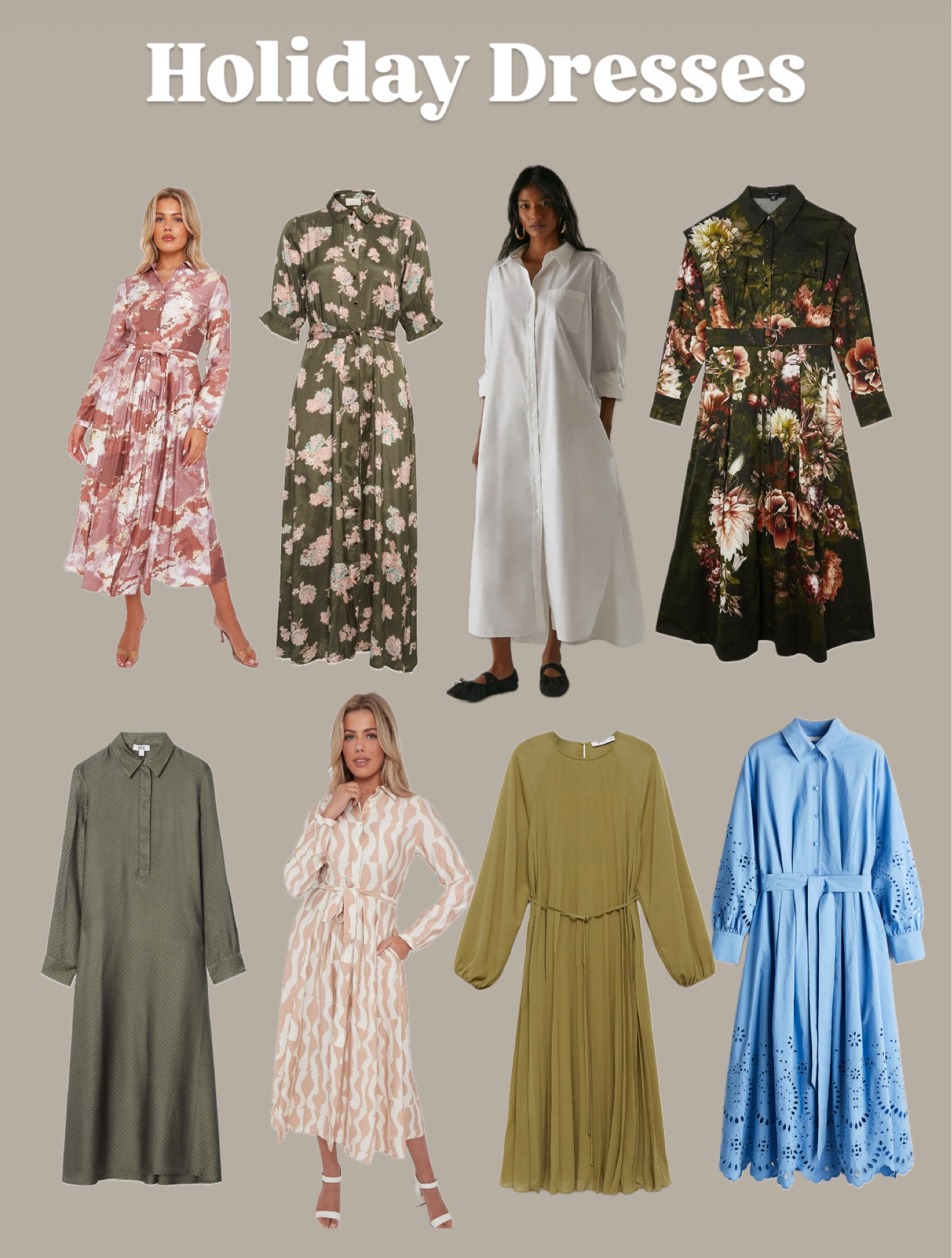 Holiday dresses 

#LTKeurope #LTKstyletip #LTKmodest