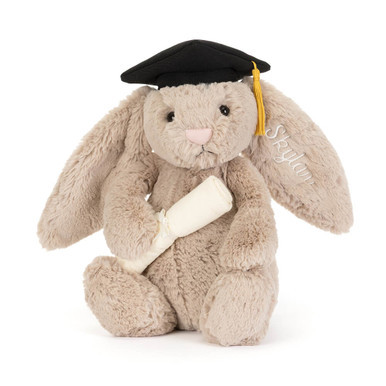 Personalized Bashful Bunny Graduation Outfit | Jellycat US