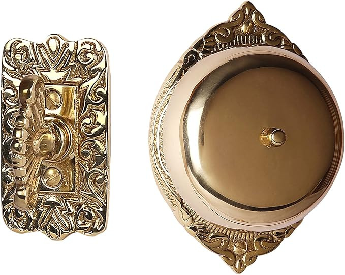 A29 Victorian Wireless Doorbell - Old Fashioned Door Bell with Manual Hand Turn Chime - Vintage M... | Amazon (US)