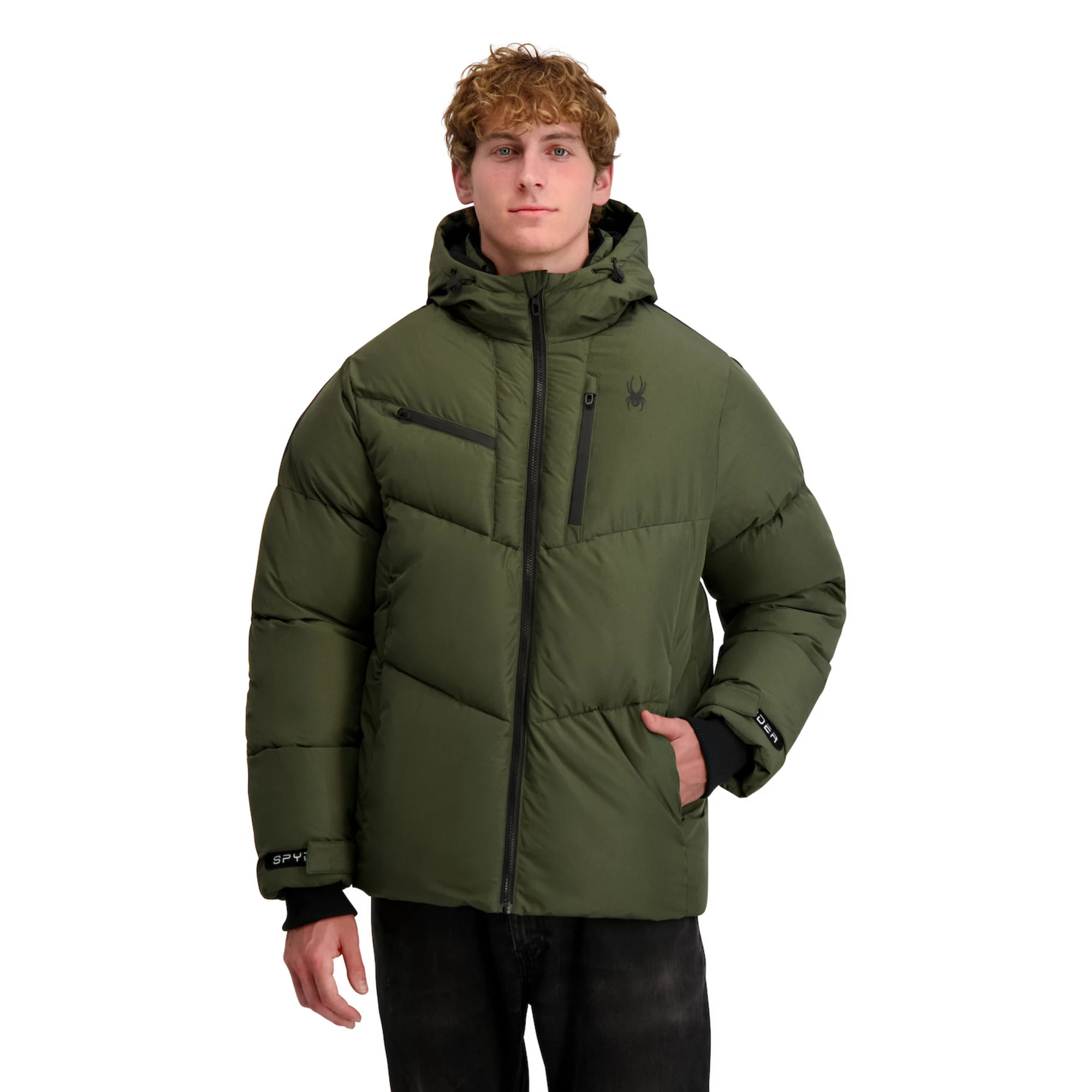 Men's Spyder Hooded Heavy Puffer Jacket | Kohl's