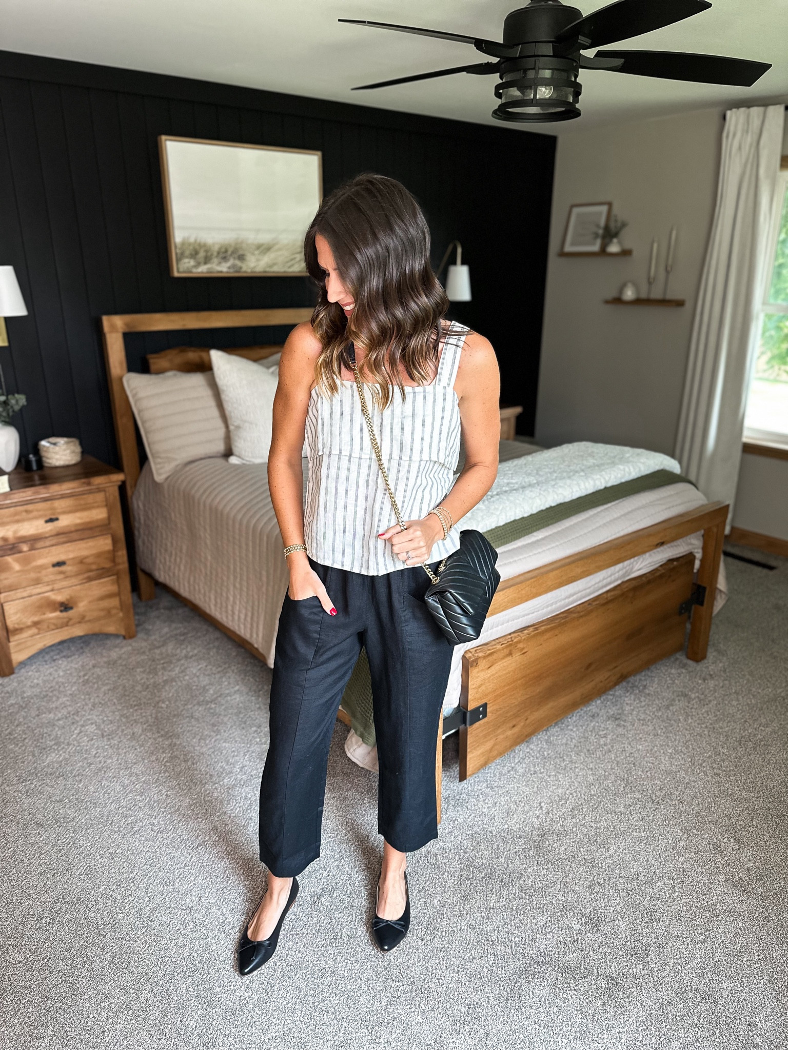 Another fun thing about @onequince is that they have tons of linen options on their website. Something about linen is so classic and never goes out of style. 👌🏻 You could easily throw on a denim jacket over this and carry it into fall. #quincepartner 

Wearing a small in both the top and bottom


#LTKStyleTip #LTKWorkwear #LTKFindsUnder50