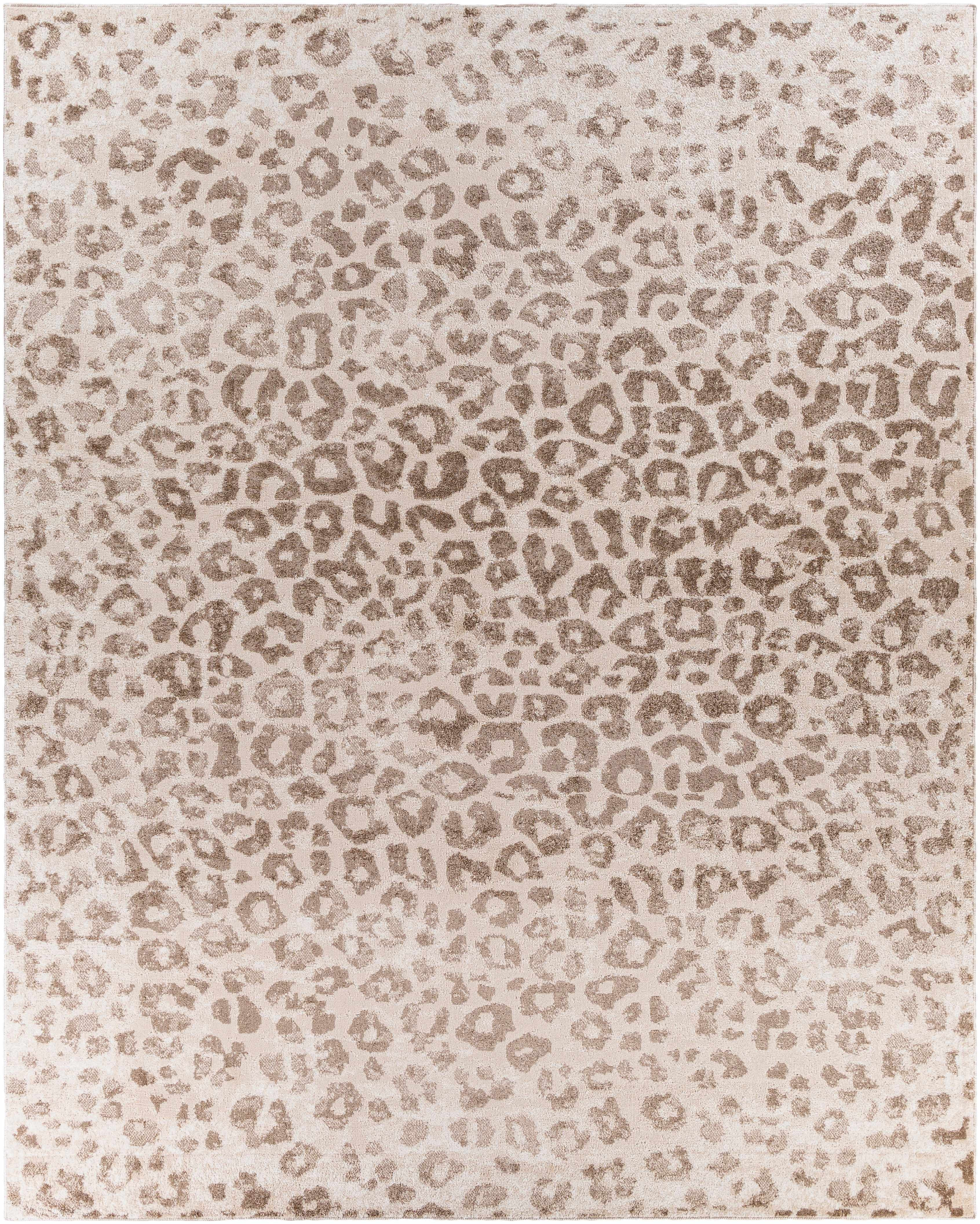Tan Bonhill Leopard Print Area Rug | Boutique Rugs