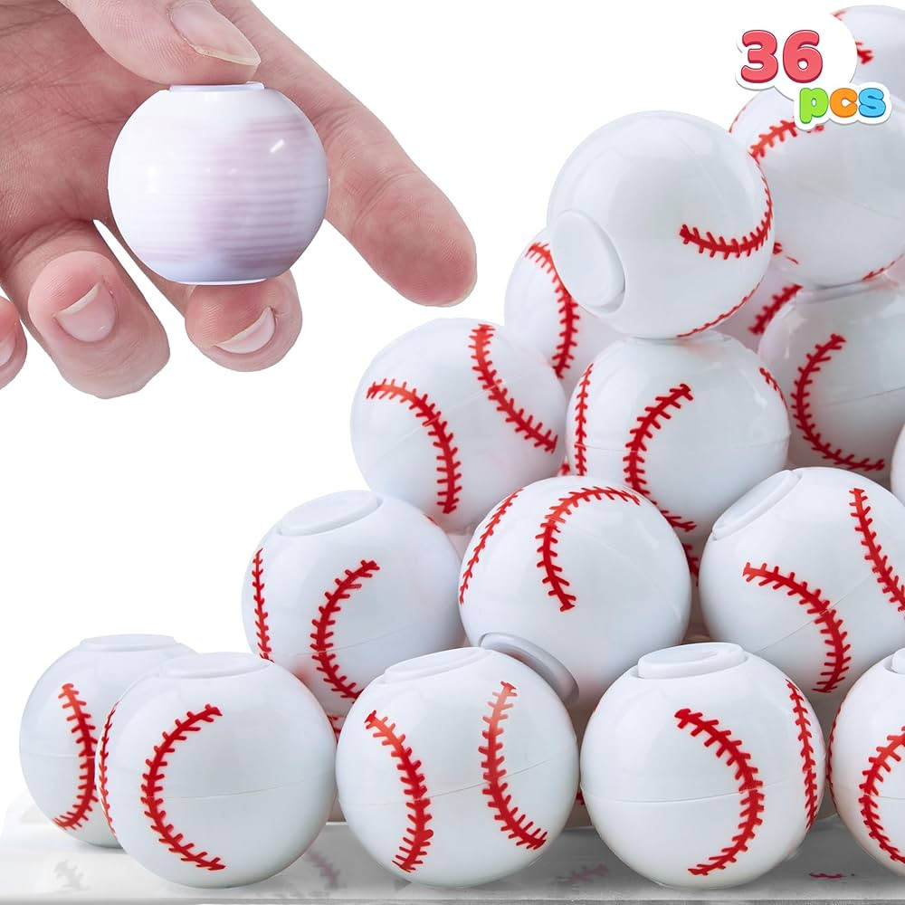 JOYIN 36 Pack Baseball Fidget Spinners, Kids Baseball Party Favors Fidget Toys Bulk, Goodie Bags ... | Amazon (US)