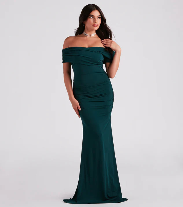 Layne Off-The-Shoulder Mermaid Formal Dress | Windsor Stores