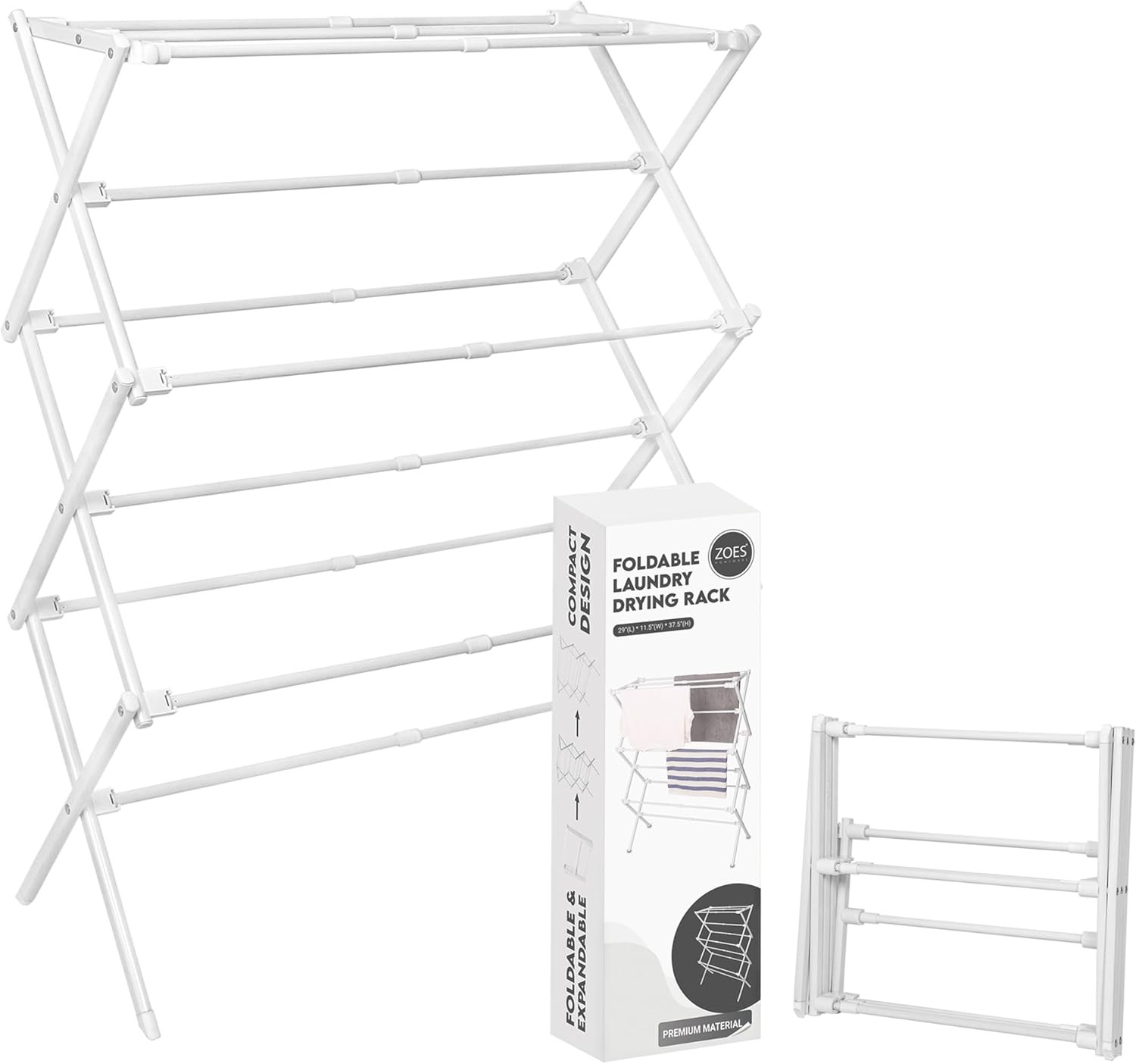 2026 Enhanced Clothes Drying Rack | Foldable Drying Rack Clothing for Laundry | Small Collapsible... | Amazon (US)