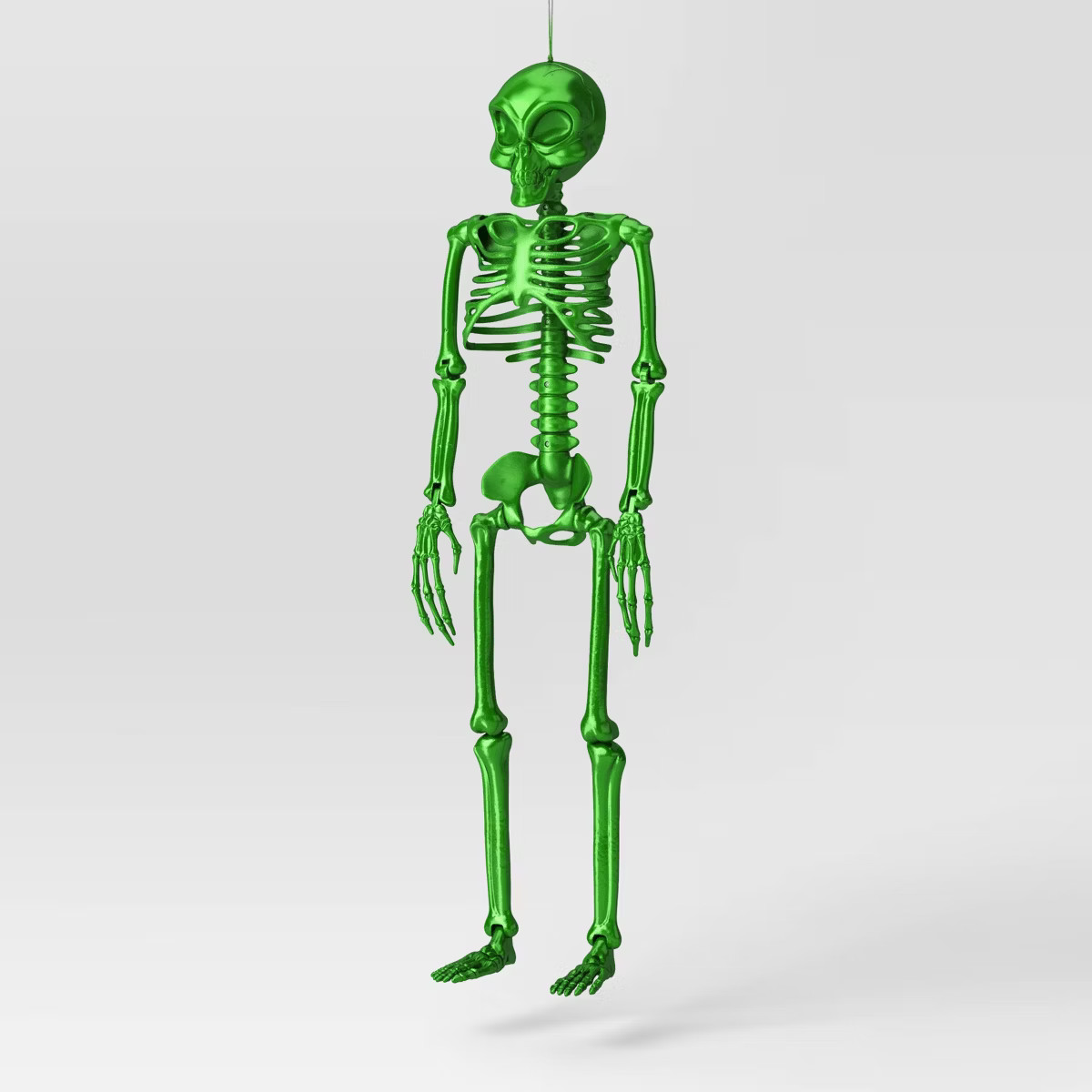 36" Poseable Alien Skeleton Halloween Decorative Prop Ghoulish Glow Green - Hyde and EEK! Boutiqu... | Target
