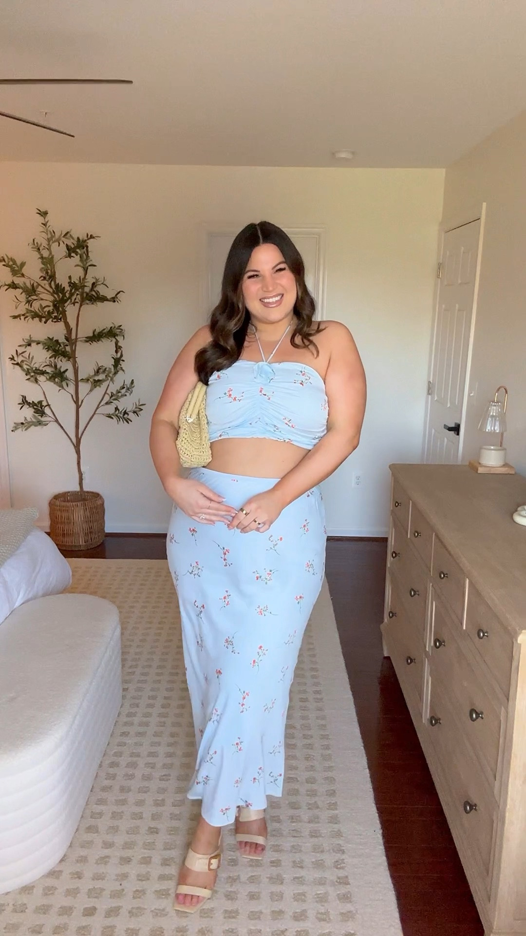 Midsize spring outfit from Target! Target has been really getting me good with their newest collection!! I love the two piece floral set for spring time, date night, or even vacation - it’s just gorgeous! And both the tank & skirt are on sale right now!! 

Top - xl
Skirt - xl (runs big, I really need a large) 
Shoes - size 10 *added exact and affordable option 

Target fashion, Target, Target circle week, spring fashion, spring outfit, Target spring, spring style, matching set, vacation outfit, midsize 


#LTKstyletip #LTKmidsize #LTKxTarget