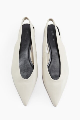 H & M - Slingpumps aus Leder - Hellbeige | H&M (DE, AT, CH, NL, FI)