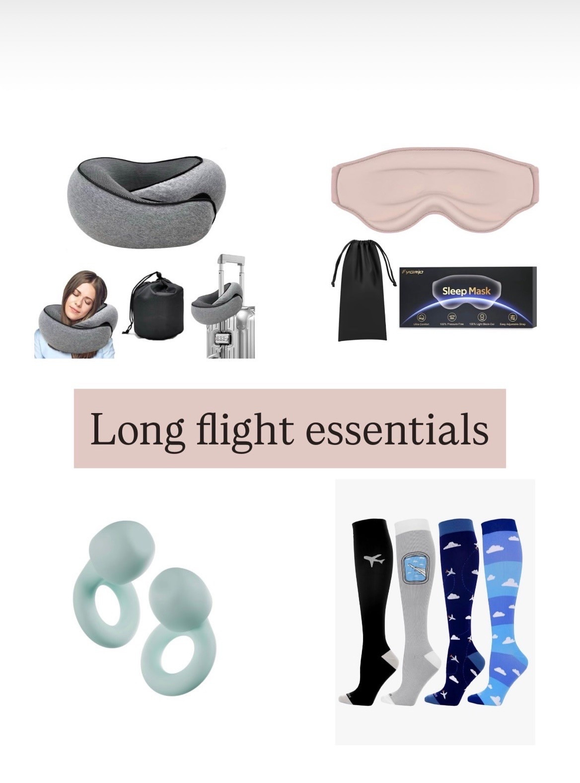 My go to long flight essentials. Whether it’s a red eye or a trip across the pond, you will want to be sure you pack these items in your carry on

#LTKselfcare #LTKTravel