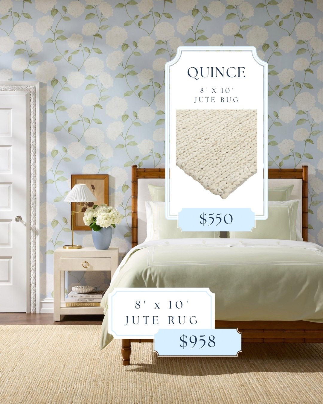 Serena & Lily style for less ✨ This neutral jute rug gives you the same classic, coastal look for hundreds less. The Quince jute rug is durable, timeless, and perfect for a light and airy bedroom or living space. If you love Serena & Lily home decor but want an affordable alternative, this rug is a must-see.  

#LTKHome #LTKSaleAlert