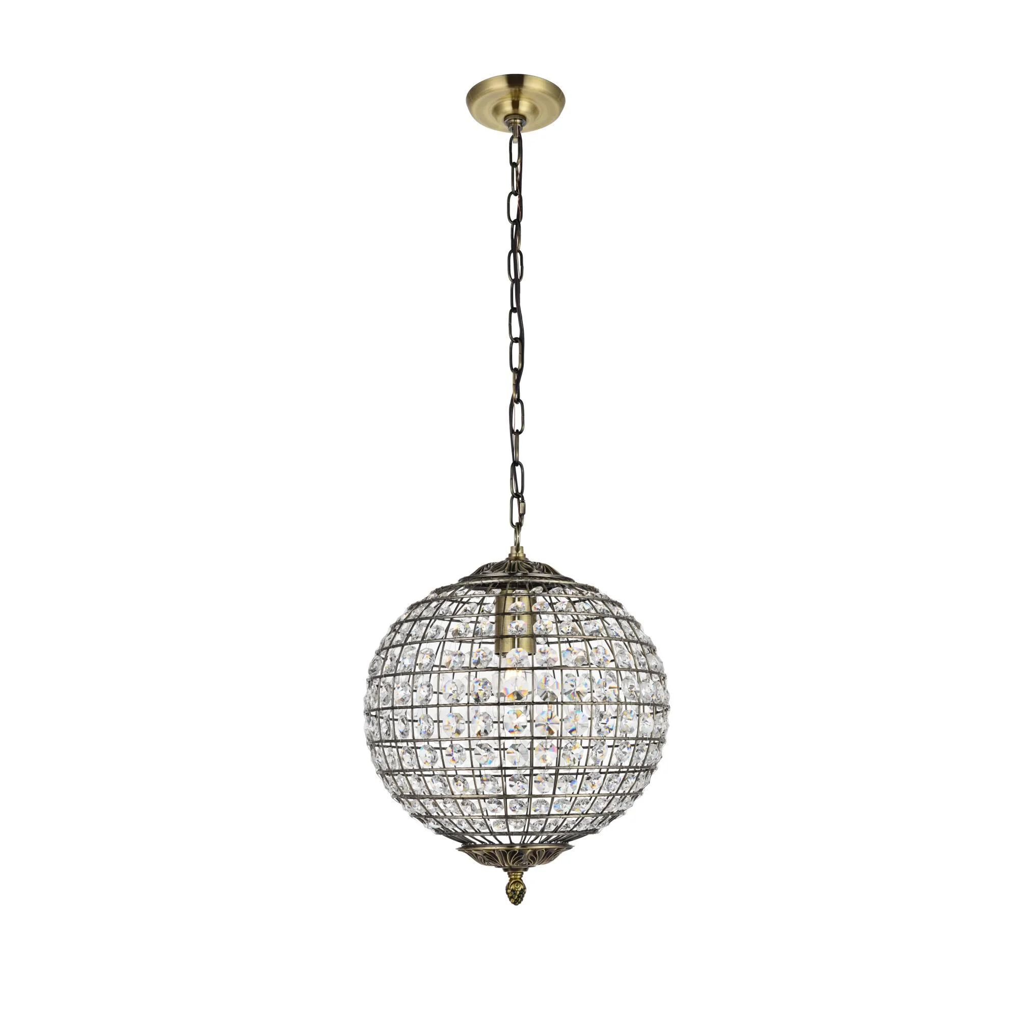 Elegant Lighting Earlene 12 Inch Mini Pendant | 1800 Lighting