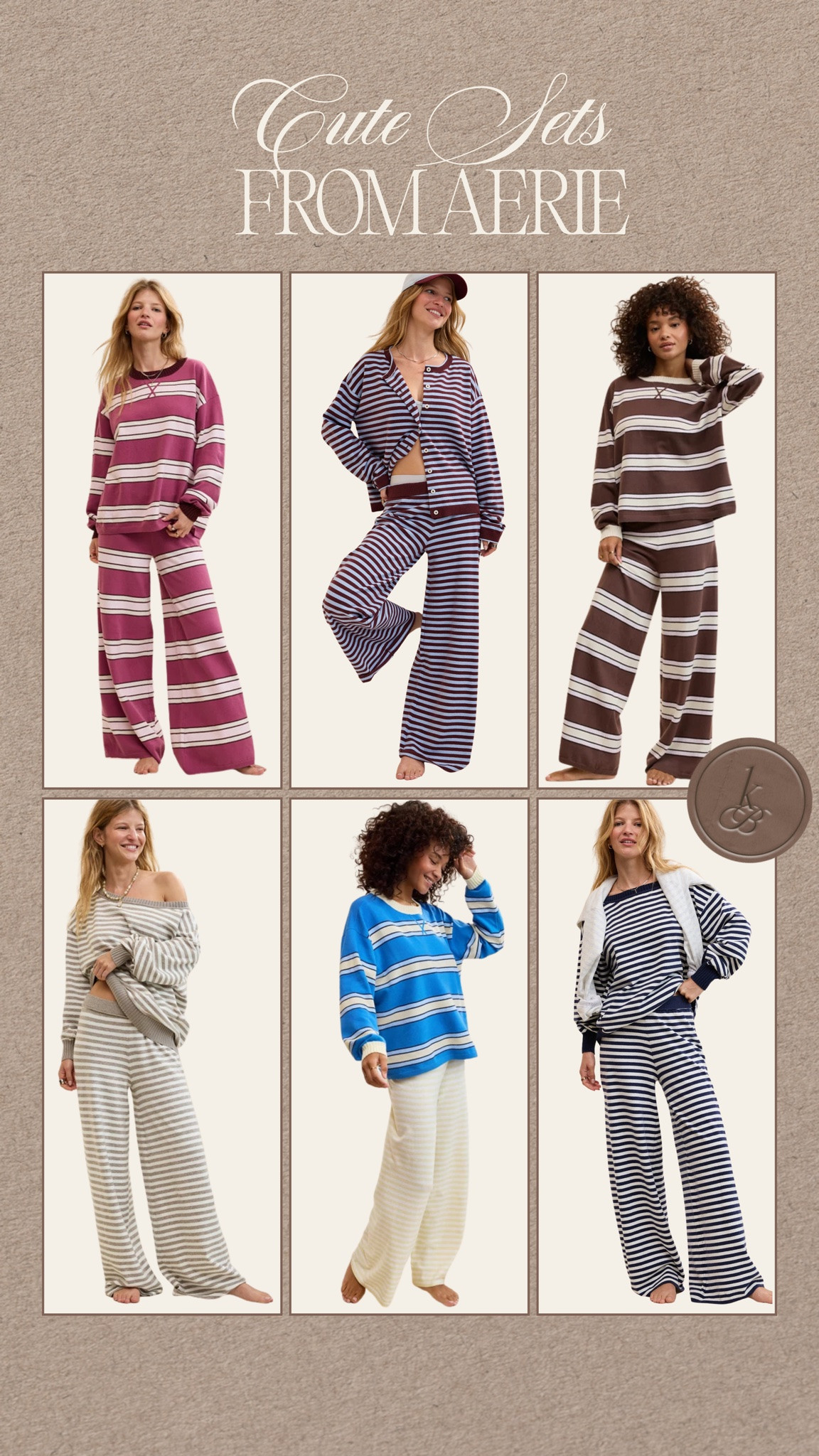 Viral striped @Aerie  sets💕

#LTKSaleAlert