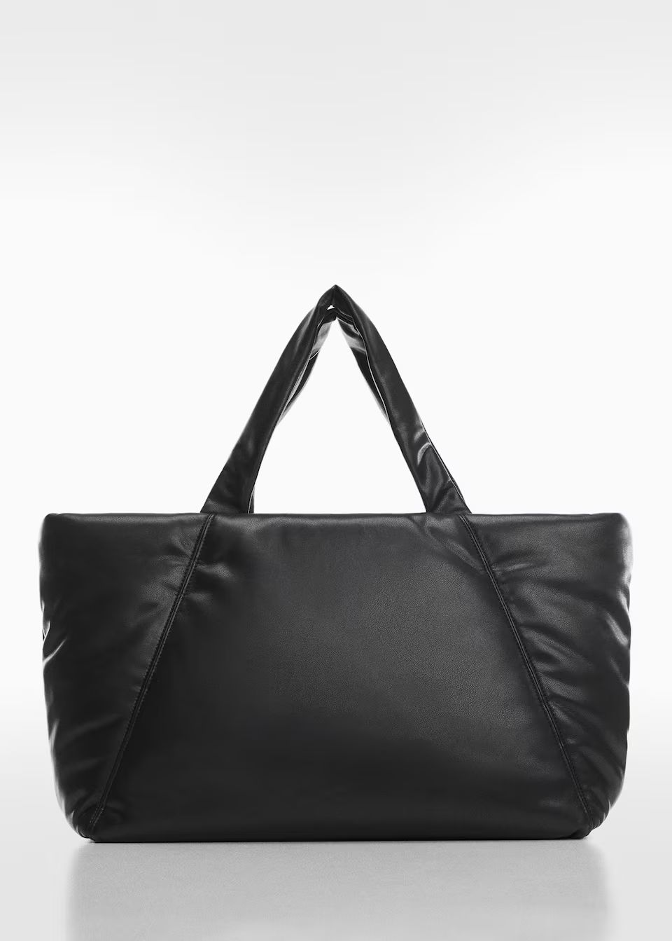 Quilted shopper bag -  Women | Mango USA | MANGO (US)