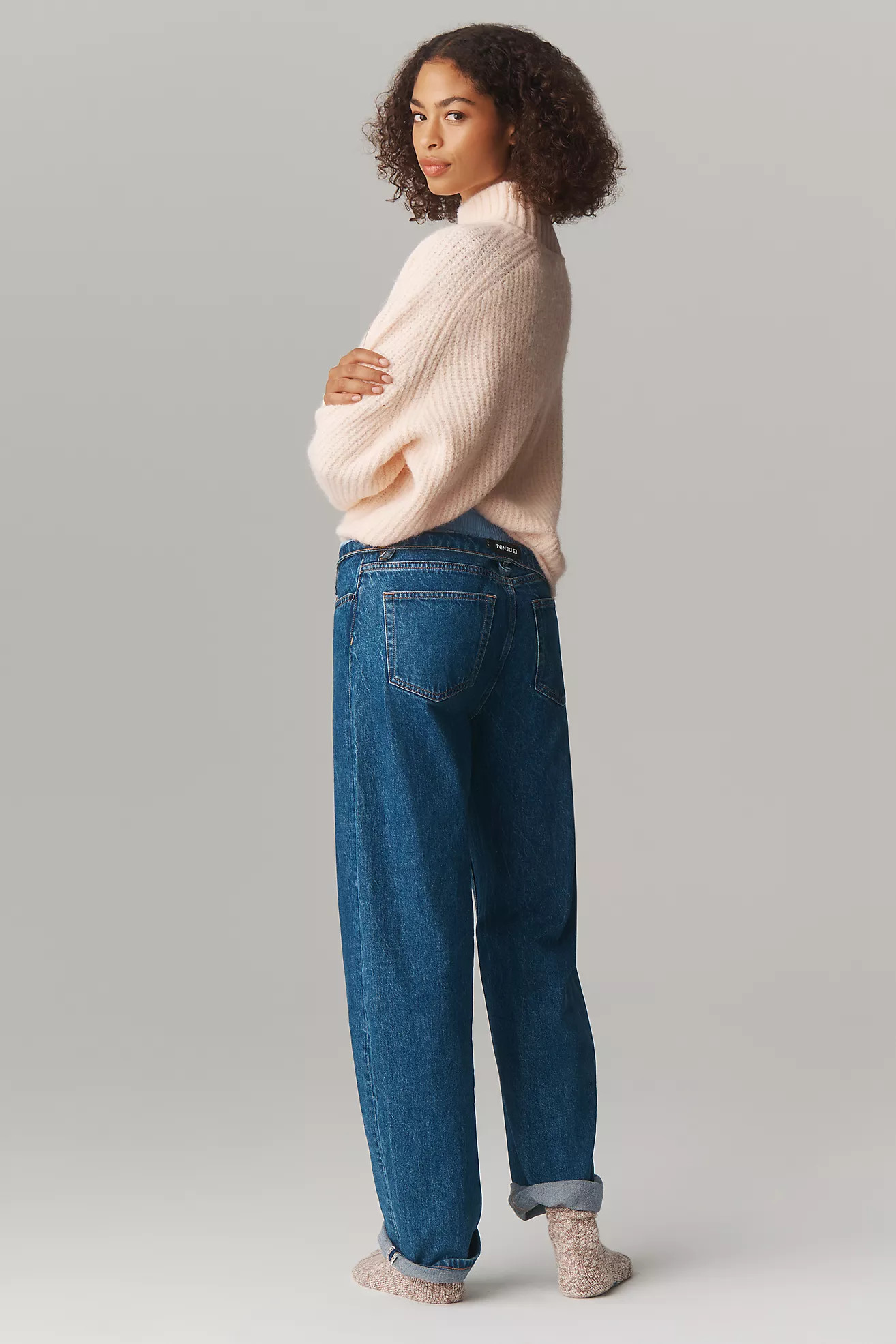 The Dawn Mock-Neck Chunky Sweater by Pilcro | Anthropologie (US)