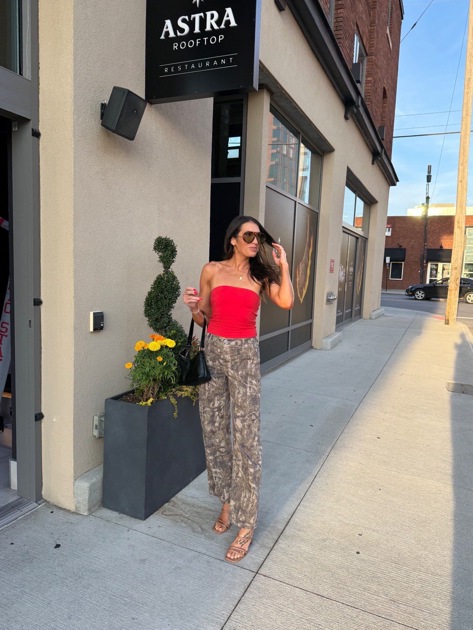 Date night outfit 
Just got these new Amazon sunglasses & love them 
Wearing size small in top & pants! 
Camo pants 
Walmart finds


#LTKStyleTip #LTKFindsUnder50