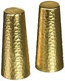 Matte Gold Two Tone salt-and-pepper-mills, 3.2" Tall, Matte Gold Two Tone | Amazon (US)