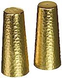 Matte Gold Two Tone salt-and-pepper-mills, 3.2" Tall, Matte Gold Two Tone | Amazon (US)