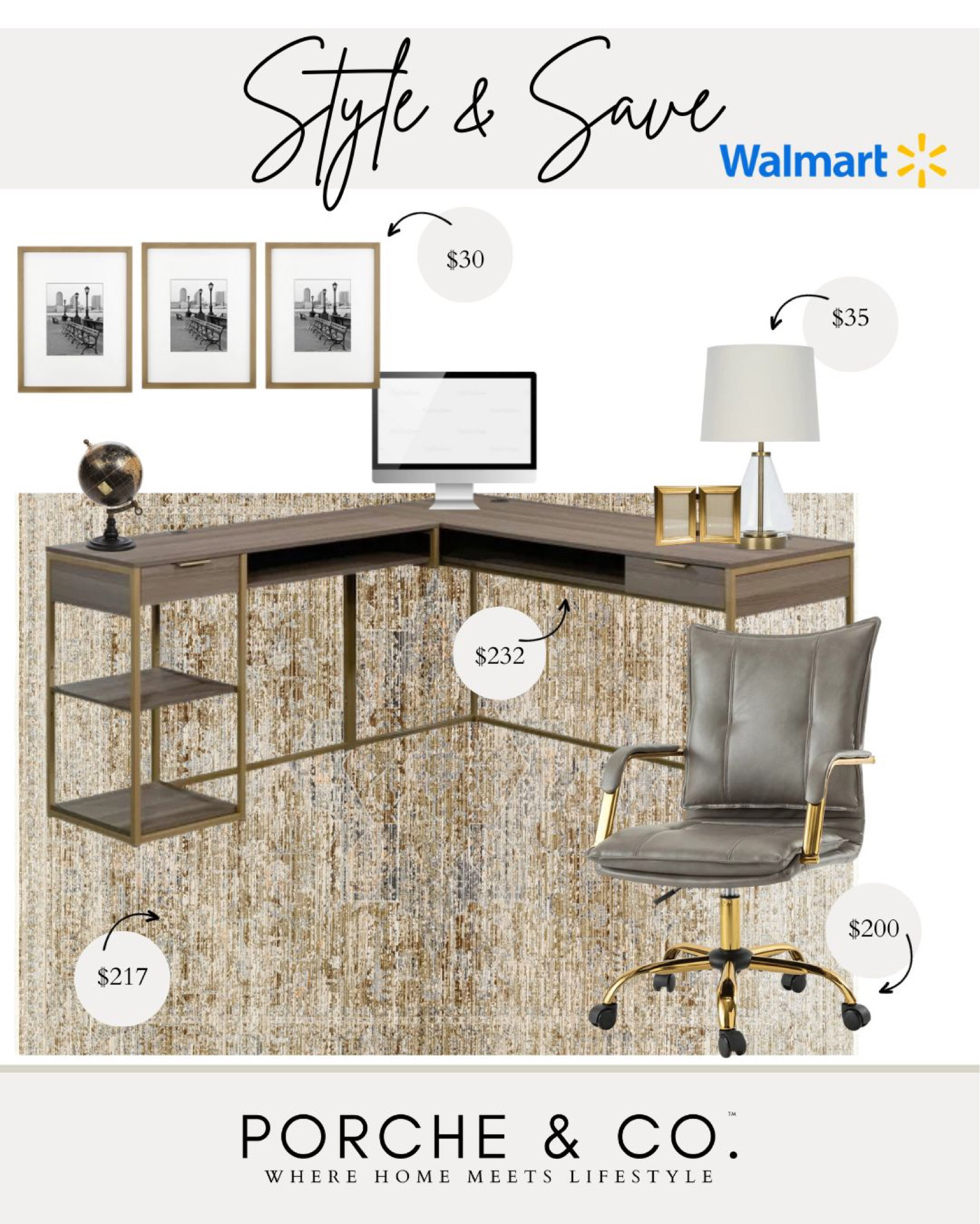 Style and Save, Walmart home office styling, Walmart home office finds
#visionboard #moodboard #porcheandco

#LTKsalealert #LTKstyletip #LTKhome