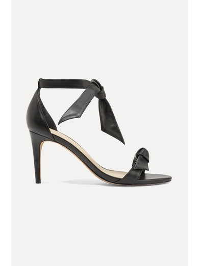 Alexandre Birman - Clarita Bow-embellished Leather Sandals - Black | NET-A-PORTER (US)