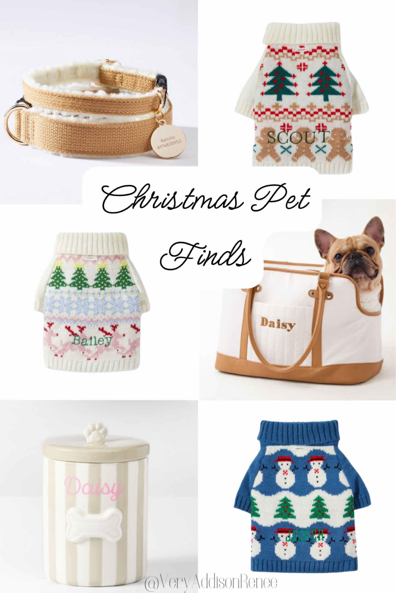 Mark and Graham pet finds! It shocked me how many customizable products they have on their website! From bowls to sweaters, collars etc! Follow for more!








#LTKPet #LTKPetFinds, Christmas pet gift, Christmas dog gift, dog gift, dog finds, dog sweater, dog bag, dog collar, mark & graham, Christmas sweater, Pet gift, pet gift guide, gift guides, dog gift guide, dog gifts

#LTKHoliday #LTKCyberWeek #LTKSeasonal