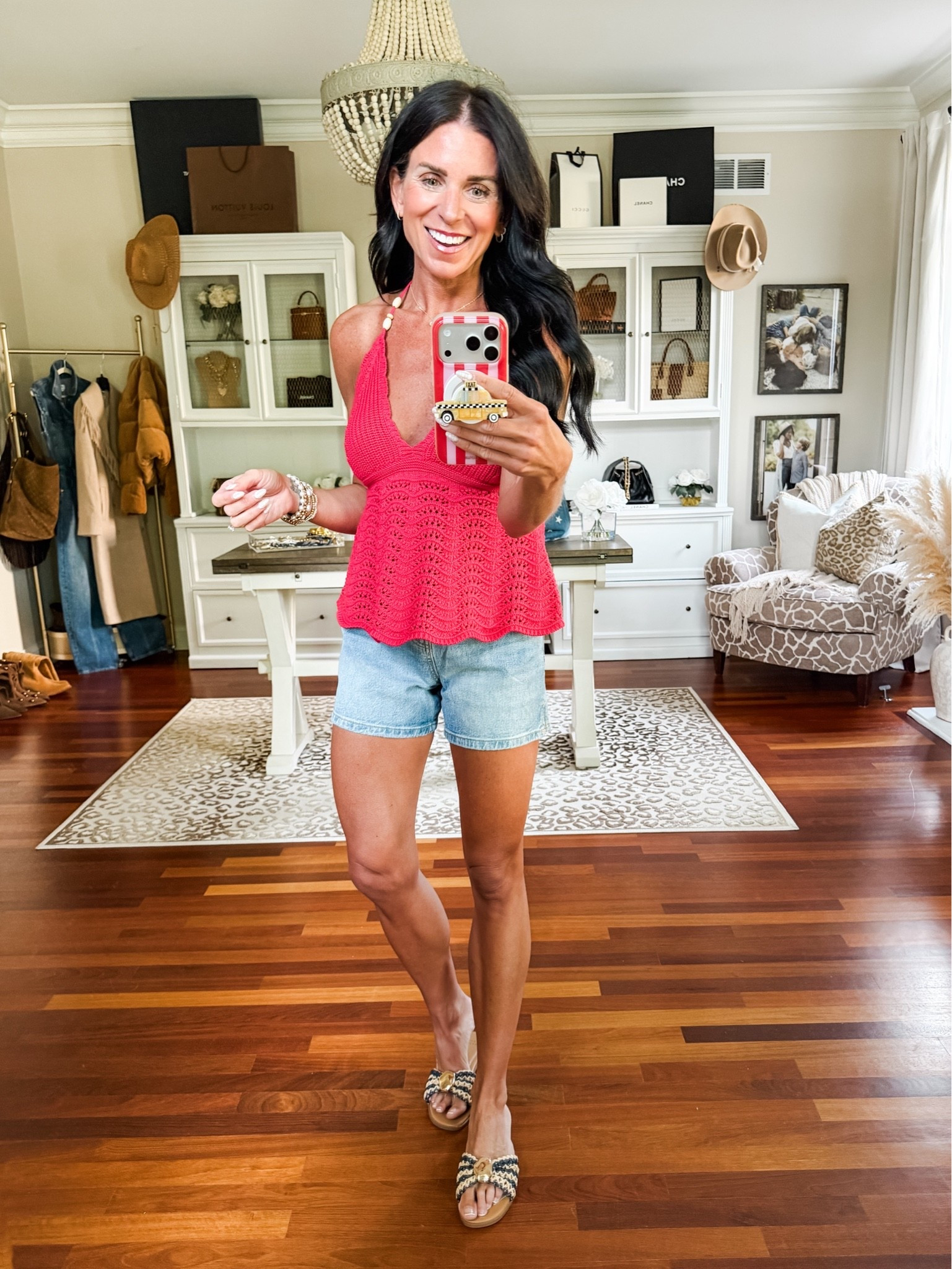 Red crochet top small
0 shorts 
@Target

#LTKootd #LTKSeasonal #LTKSaleAlert