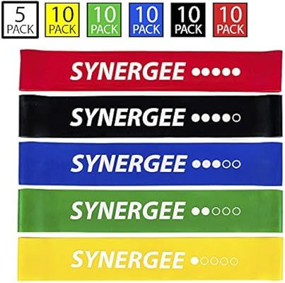 Synergee Exercise Fitness Resistance Band Mini Loop Bands That Perform Better When Working Out at... | Amazon (US)
