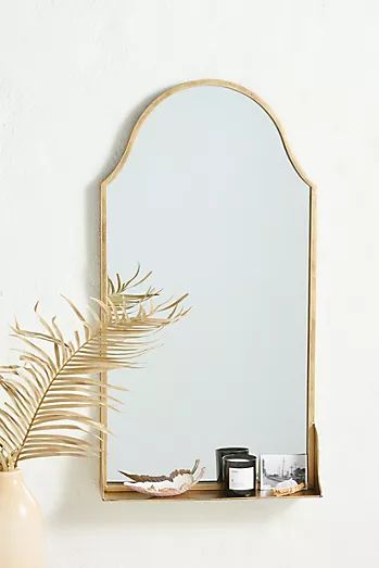 Gleaming Primrose Mirror | Anthropologie (US)