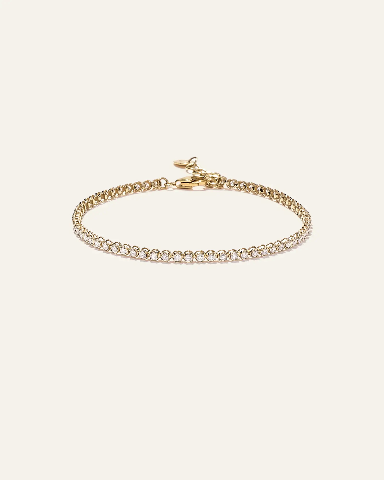 14K Gold Diamond 1ctw Tennis Bracelet in Yellow Gold | Quince