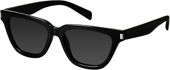 mosanana Trendy Small Cat Eye Polarized Sunglasses for Women Retro Square Narrow Skinny Sun Glass... | Amazon (US)