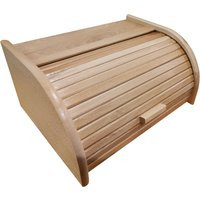 Big Bread Box, Box Natural Wood, Wooden Bin Treated With Varnish, Farmhouse Furniture, Rustic Bin, Simply | Etsy (US)