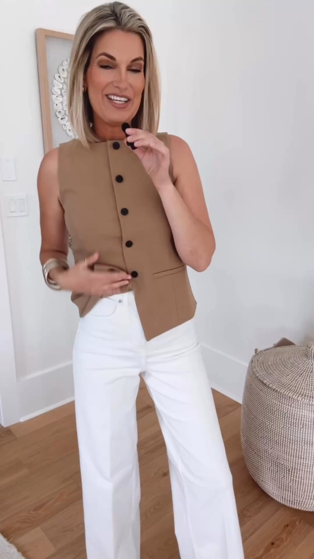 Use my new customer discount code RACHELXSPANX for 15% off full priced spanx items! I am in small and small tall in the jeans. I am 5’11”.

#LTKWorkwear #LTKSaleAlert #LTKTall