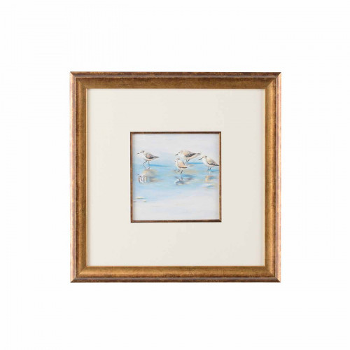 Chelsea House Sand Piper I Watercolor Ant Gold Frame | Gracious Style