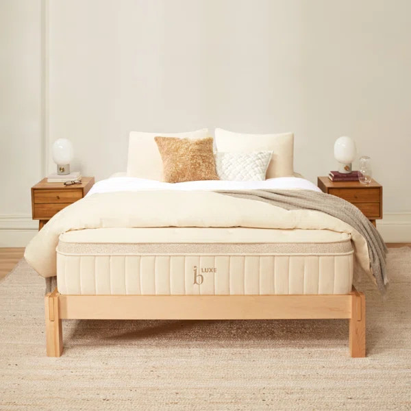 Birch Luxe 11.5'' Medium Euro Pillow Top Latex Mattress Only | Wayfair North America