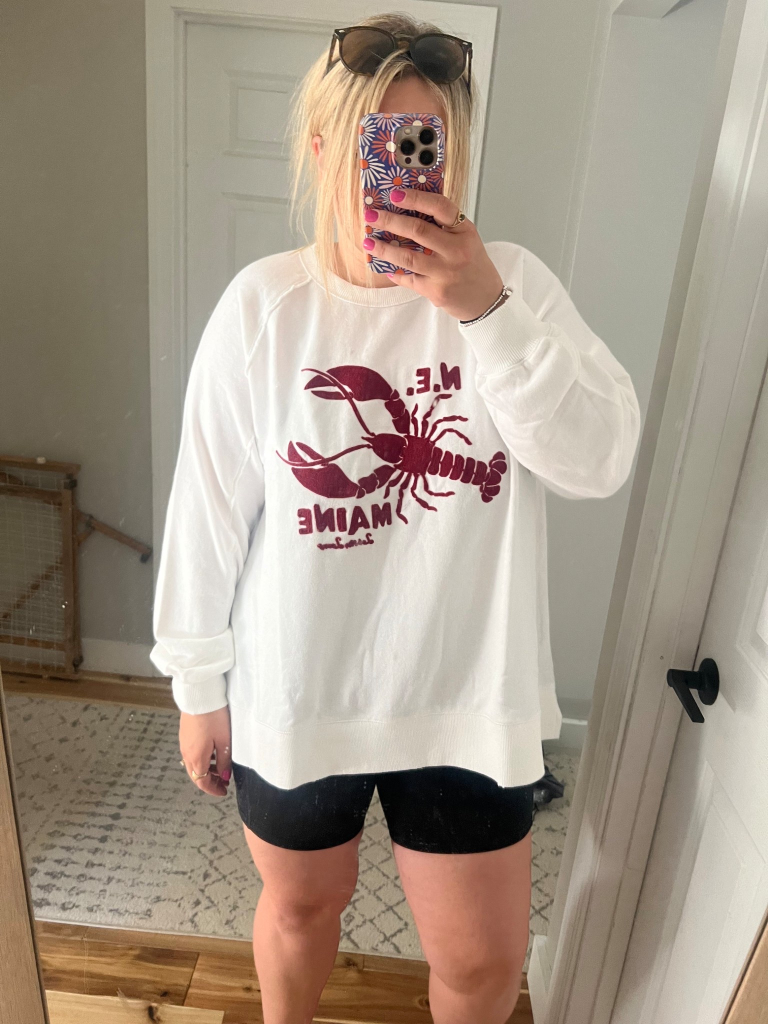 The cutest Maine summer oversized sweatshirt from aerie! On sale too! 

#LTKStyleTip #LTKMidsize #LTKSaleAlert