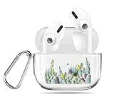 Airpods Case Cacti Case with Keychain Protective Custom Clear Airpods Case Cactus Flowers Compatible | Amazon (US)