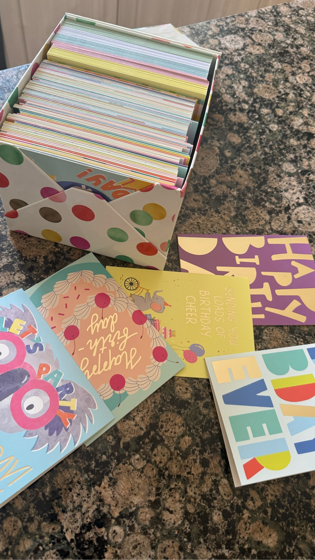 Never scramble for a last minute birthday card again! This set is a total cleaner changer for emergencies. 

#LTKParties #LTKKids #LTKFindsUnder50