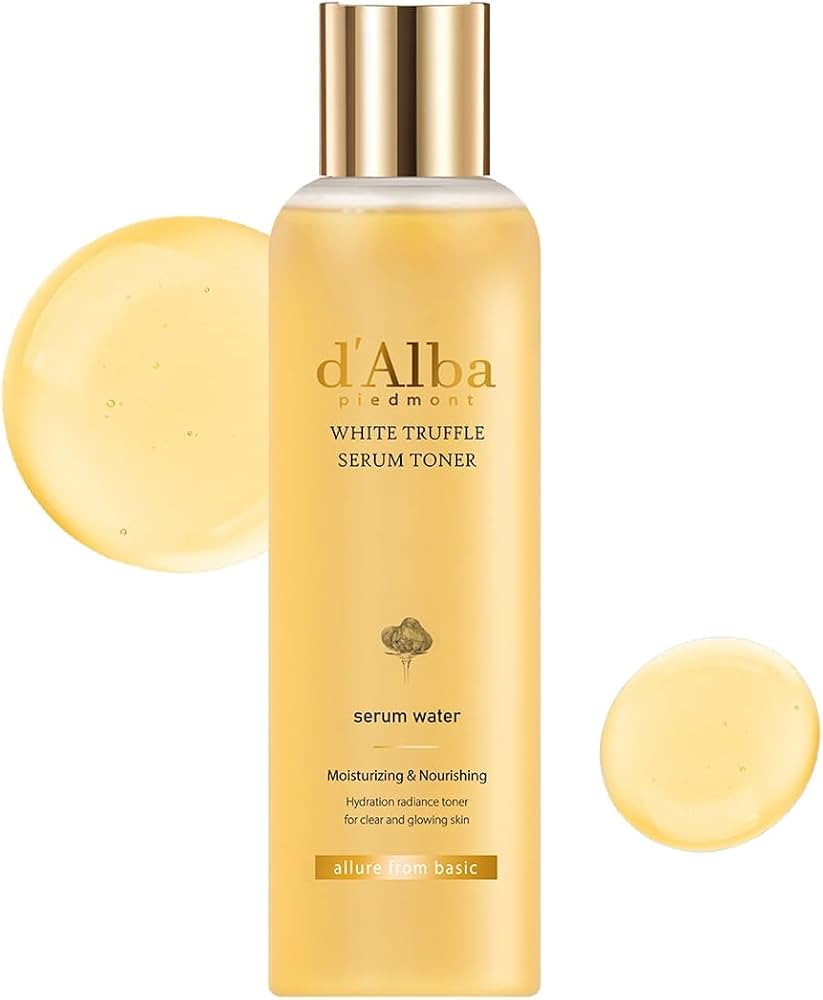 d'alba Piedmont White Truffle Moisturizing Serum Toner, Glass Skin with Double Vitamin Skincare, ... | Amazon (US)