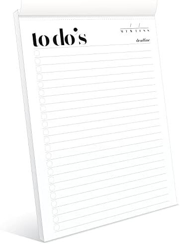 To Do List Notepad A5 Size (8.3"X5.8") Daily To Do List Planner, Productivity Planner, Stylish Desig | Amazon (US)