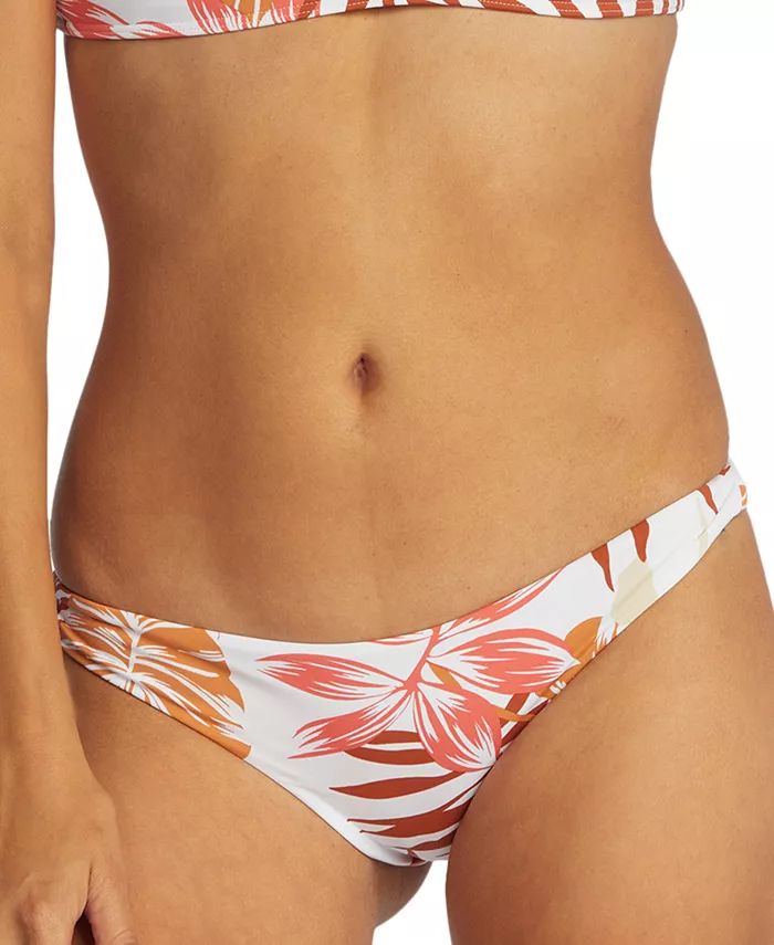 Juniors' Tropical-Print Bikini Bottoms | Macys (US)