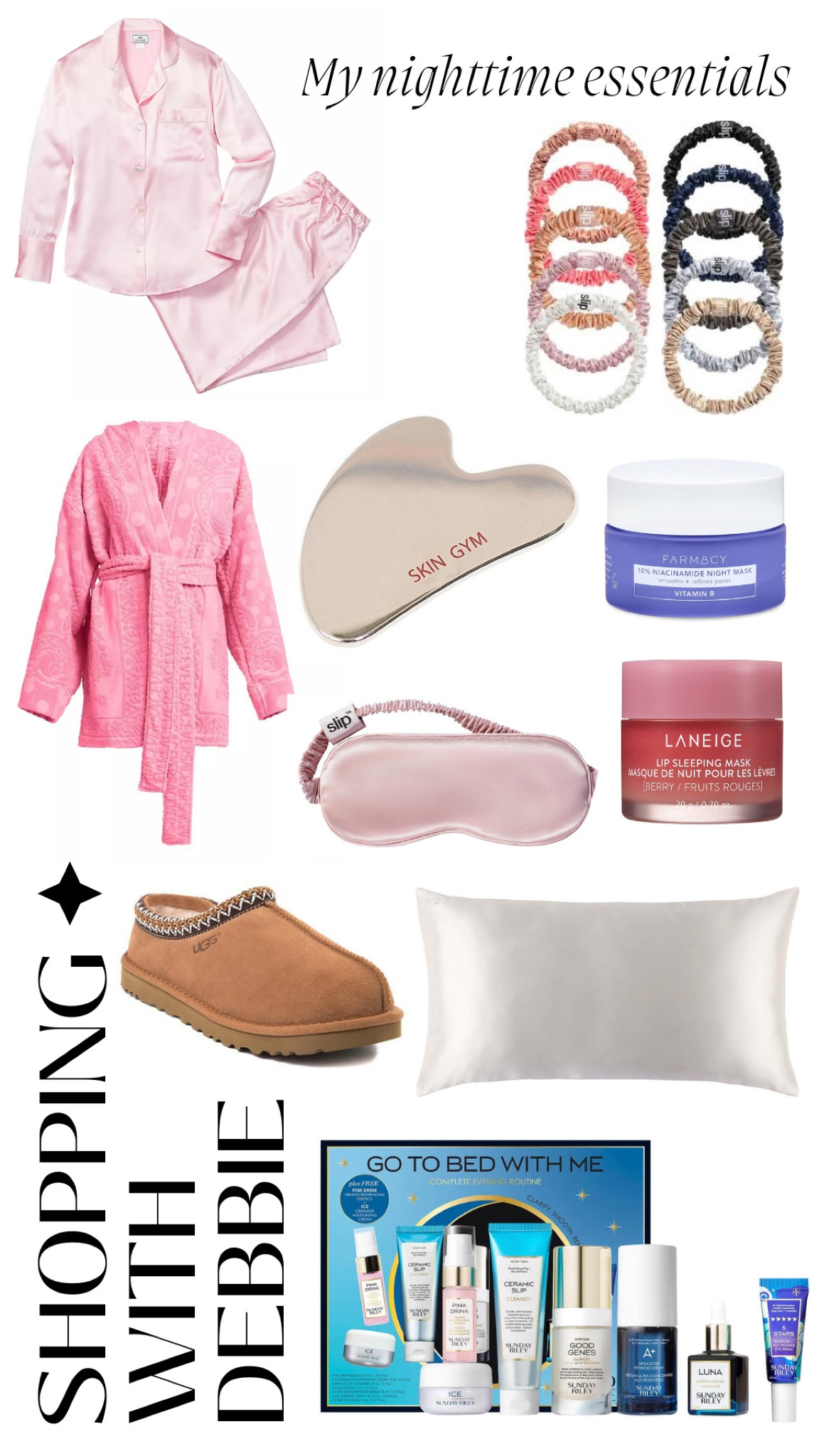 My favorite nighttime accessories and skincare products! 

#LTKbeauty #LTKhome #LTKGiftGuide