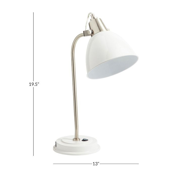 Eden Task Lamp with USB | Pottery Barn Teen
