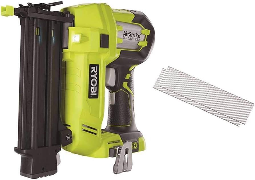 Ryobi P320 Airstrike 18 Volt One+ Lithium Ion Cordless Brad Nailer (Battery Not Included, Power T... | Amazon (US)