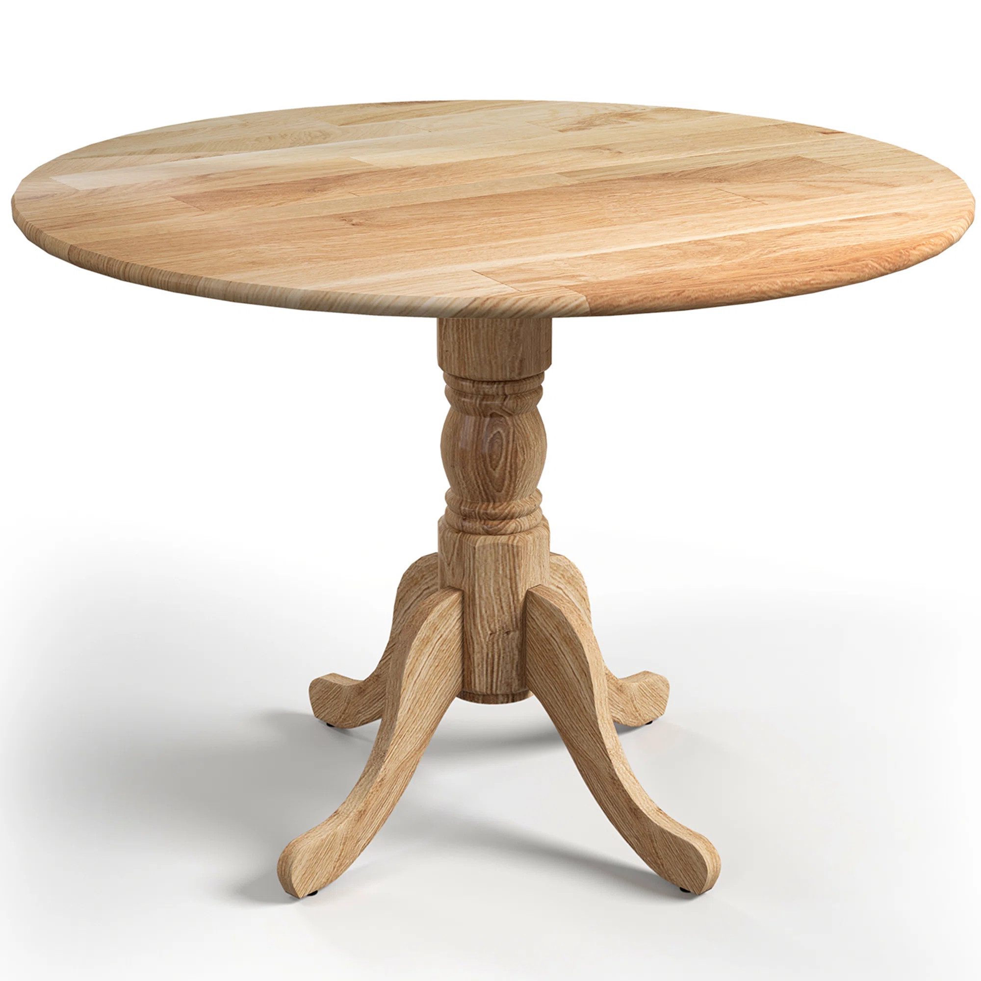 Lark Manor™ Arush 40" Rubberwood Solid Wood Pedestal Dining Table & Reviews | Wayfair | Wayfair North America