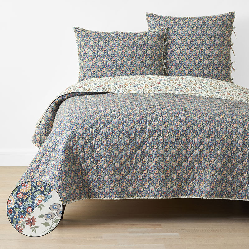 Reversible Quilt - Enchanted Floral, Twin/Twin XL | The Company Store